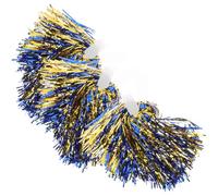 Luxshiny Pompones Deportivos 6 Piezas Mango Suave para Animadoras en Competencias y Fiestas de Baile