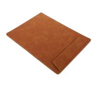 Luxshiny Portapapeles Práctico de Cuero Marrón A4, Tablero de Escritura Portátil para Oficina y Conferencias, Clip para Archivadores y Carpetas, Soporte Ligero para Documentos y Notas, Uso