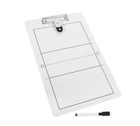 Luxshiny Portapapeles táctico de Voleibol para Entrenadores, Tablero Blanco de Doble Cara con rotulador borrable, diseñado para Mejorar la comunicación en Partidos
