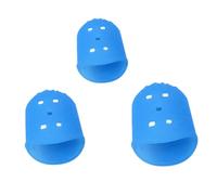 Luxshiny Protector de Dedos de Silicona Flexible Azul Antideslizante y Protección Puntas para Guitarra 9 Piezas para Contar y Clasificar