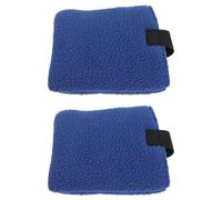 Luxshiny Protector Fácil de Ruedas de Fibra Silla de Patas de Poliéster Azul Mantenimiento en Adaptación Cómoda para Uso Rehabilitación y Desplazamientos Diarios