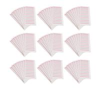 Luxshiny Recambios de Sobres para Presupuesto en Papel Rosa Estructura de 6 Anillas, Organizador Portátil Adecuado para Planificación Semanal y Mensual, Paquete de 10 Libros