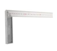 Luxshiny Regla Angular Metálica de 300 MM para Carpintería Escuadra de Acero Inoxidable y Diseño para Medición de Diferentes Ángulos en Construcción