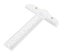 Luxshiny Regla en T Transparente Escalas Claras y Precisas de Plástico Fácil de Calibrar para Costura y Patronaje Adecuado para y Uso o Aula