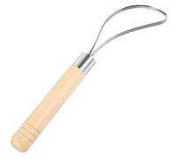 Luxshiny Removedor de carne de coco de acero inoxidable con mango cómodo, raspador de coco y rallador de coco, herramienta de cocina para cepillar y sacar la carne de coco 8,66 x 2,17 x 0,98 pulgadas