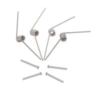 Luxshiny Resorte de Torsión de Metal para Pinzas de Barbacoa y Alimentos, Construcción Estable Diámetro de Alambre 1.5mm, Compatible y Versátil para Utensilios de Cocina
