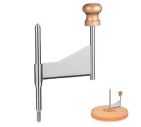 Luxshiny Rizador de Queso: Raspador de Queso, Mantequilla Y Chocolate con Mango de Madera para Crear Cortes en Forma de Rosa para El Hogar, Restaurantes, Cafeterías Y Pastelerías.