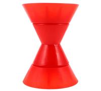 Luxshiny Rodillo de Remolque de Barco Rojo de PU Rueda Resistente para Pontón, Fácil Instalación y Mantenimiento, Adecuado Embarcaciones al Aire Libre