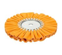 Luxshiny Rueda de Pulido de Algodón Naranja para Taladro, Accesorio de Pulidora Angular Resistente, Rueda Pulidora para Metales y Madera, Kit de Pulido Industrial para Acabado