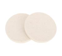 Luxshiny Rueda Pulidora de Lana Beige para Pulir Joyas de Oro y Plata, Almohadilla de Lana Cómoda y Fácil de Usar, Paquete de 2 Piezas para Pulido y Lijado