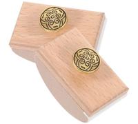 Luxshiny Sello Absorbente de Tinta de Secado Rápido de Madera Wd165, 2 Piezas, Papel Secante Tipo Balancín para Caligrafía, Pintura y Oficina, Herramienta Creativa para Escritura Manual