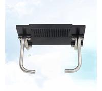 Luxshiny Soporte Adecuado para Pesca Fácil y Usar Negro para Instalar de Motor Inflable de Metal Barco Canoa Marina en Kayak y Bote