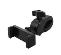 Luxshiny Soporte Giratorio para Teléfono Pinza, Manillar y Escritorio | Plástico Negro, Ángulo 360 Grados, Instalación Flexible, Acceso Estable para Bicicleta y Oficina