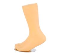 Luxshiny Soporte para Calcetines Pequeños Molde Pie Plástico con Imán Color Piel Medio para Exhibición y Fotografía, Expositor Calcetines Tobilleros Niña Práctico Durable