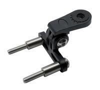 Luxshiny Soporte para Faro de Bicicleta Soporte de Luz de Aluminio para Cámara Digital y Cámara Deportiva, Aleación de Aluminio y Plástico, Negro, Fuerte, Diseño Giratorio, para Bicicletas