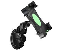 Luxshiny Soporte para Teléfono de Coche Ventosa y Rotación 360 Grados | Cristal Delantero del Vehículo, Ángulo Ajustable, Montaje Fácil y Ahorro de Espacio, Color Negro