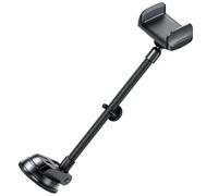 Luxshiny Soporte para Teléfono Móvil para Coche Ventosa y Rotación Automática, Material Abs y Silicona, Diseño Sencillo y Práctico para Navegación y Uso en Automóvil