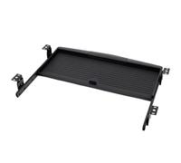 Luxshiny Soporte Teclado Cajón Extraíble Debajo del Escritorio, Bandeja Deslizante para Teclado y Ratón, Diseño Ergonómico y Fácil de Instalar para Oficina