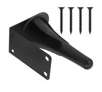 Luxshiny Soporte y Hierro Protección Mejorada del Instrumento de Pared Negro Material Plástico Optimización del Espacio para Almacenamiento y Exhibición para Clarinete Flauta