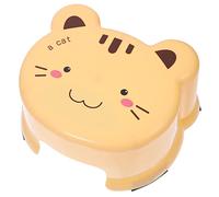 Luxshiny Taburete De Plástico Antideslizante para Niños Escalón Pequeño Material Plástico Diseño Colorido Uso Baño Taburete Multifuncional para Niños