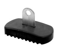 Luxshiny Tapa Antideslizante para Patas de Escalera Extensible de Plástico y Metal Negro, Ligera y Fácil de Quitar para Escaleras y Áticos, Protege Adultos Mayores