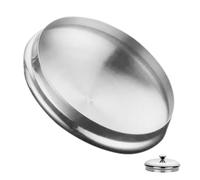 Luxshiny Tapa De Acero Inoxidable Tazas y Vasos Tapa Redonda para Bebidas Cubierta Protectora Antipolvo para Infusiones y Té