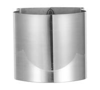 Luxshiny Tapas para Postes de Barandilla de Pvc Resistentes al Desgaste Fácil Instalación, Accesorios para Pasamanos Metálicos en Escaleras y Cubiertas Públicas, Color Plata, Paquete de 2