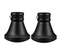 Luxshiny Tapón Decorativo para Barra de Cortina 28Mm 2 Piezas Hierro Diseño Elegante Instalación Accesorio para Decoración