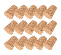 Luxshiny Tapones de Corcho Cónicos de Madera 15Mm, 20 Piezas, Seguros, para Botellas de Cerveza y Proyectos de Bricolaje en Casa