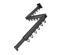 Luxshiny Tendedero Plegable De Pared Pequeño, Metálico, Diseño Retráctil, Ahorra Espacio, para Hogar y Dormitorio, Estructura Resistente y Fácil De Usar