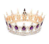 Luxshiny Tiara Cumpleaños en Fiestas para Cómoda Ligera Niñas Mujeres y Barroca Forma de Gota, Aleación Boda