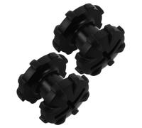 Luxshiny Tornillos de Cabeza Plana con Resistencia Corrosión de Plástico Negro 2 Piezas para Placa Trasera de Buceo Ideales para Buceo Técnico y Recreativo