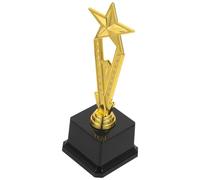 Luxshiny Trofeo de Competición para Fiestas Dorado de Abs Diseño Creativo y Forma Especial, Adecuado para Estudiantes en Celebraciones y Concursos