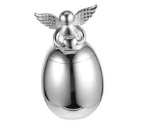 Luxshiny Urna Conmemorativa De Acero Inoxidable para Mascotas Pequeña Urna De Cremación para Perros y Gatos Recipiente Portátil para Cenizas Decoración Funeraria Elegante y Duradera
