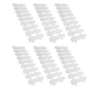 Luxshiny Valla para Tortugas y Mascotas en Jardín Exterior, 6 Piezas de Paneles de Plástico Blanco, Desmontable y Portátil para Recinto al Aire Libre