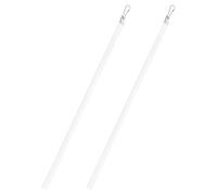 Luxshiny Varilla de Acrílico Transparente 30 CM para Persianas Verticales, Barra de Inclinación Asa Giratoria, Accesorios Funcionales para Control de Cortinas, 2 Unidades para Uso