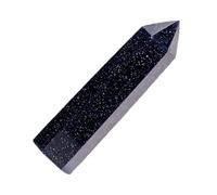 Luxshiny Varita de Piedra de Cristal Hexagonal Negra para Decoración del Hogar, Excelente Tacto y Fácil de Transportar, Adecuado para Meditación y Colección de Piedras