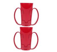 Luxshiny Vaso Recortado para Disfagia Asa, Taza de Porción Estable para Pacientes Ancianos en Cama, Vaso Plástico Antifugas para Uso Frecuente en Terapias Médicas y Cuidados de Enfermería,