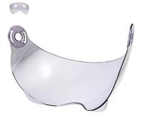 Luxshiny Visera para Casco de Motocicleta Transparente Antiarañazos a Prueba de Viento, Lente de Repuesto Tamaño Mediano para Protección Facial en Conducción Urbana