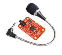 Luxtech Módulo de Reconocimiento de Voz + Interfaz de Reconocimiento de Voz de Micrófono ELECHOUSE Componente Electrónico de Alta Sensibilidad V3 5V TTL UART/GPIO