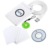 Luxtech NFC ACR122U Tarjeta Smart Contactless Reader y Writer Card + SDK + 5 Mifare IC Tarjeta en blanco + 1 MF Tarjeta de llavero