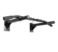 LUXTRI Barra de dominadas para montaje en pared hasta 200 kg, de acero con asas acolchadas, accesorio de fitness lanza de flexiones para entrenamiento en casa para diversos ejercicios deportivos