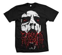 LuxUnatcc Auténtica camiseta Carach Angren Band Face Etal para hombre, Negro, XL
