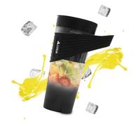 LUXUR® Batidora de Vaso Portátil para Smoothie, Licuadoras para Zumos y Batidos 460 ml Recargable, con 6 cuchillas, para Viaje, Gimnasio, Oficina (Negro)