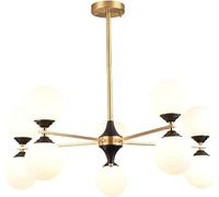 Luxurious Sputnik Black and Chandelier Pendant LED Gold Ceiling Light Fixturesfor, Chandeliers