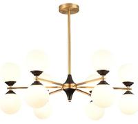 Luxurious Sputnik Black and Chandelier Pendant LED Gold Ceiling Light Fixturesfor, Chandeliers