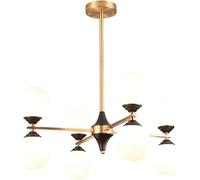 Luxurious Sputnik Black and Chandelier Pendant LED Gold Ceiling Light Fixturesfor, Chandeliers