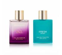 Luxury Date&Fresh Perfume Combo 100ml Each | Eau de Parfum Spray | Long-Lasting Fragrance for Women & Men | Premium Perfume Duo | Everyday Wear | Elegant Gift Set | Pack of 2