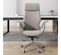 Luxury Genuine Leather Ejecutive Gaming Office Desk Broking Silla Rocking Ergonomic Diseño para el cómodo reposacabezas ajustable de juegos y 120 ° Recline Funcion Backrest Ideal F Octopus feet