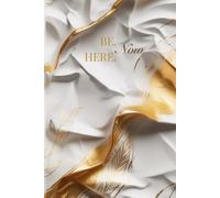 Luxury Gold & White Notebook - Elegant Grid Journal with 120 Pages | Premium Writing Notebook for Work, Study & Creativity